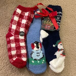 Cozy Comfort Socks NWT- 3 pairs